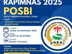 Rapimnas POSBI 12 Desember 2025 Tegaskan Penguatan Kepemimpinan dan Konsolidasi Organisasi